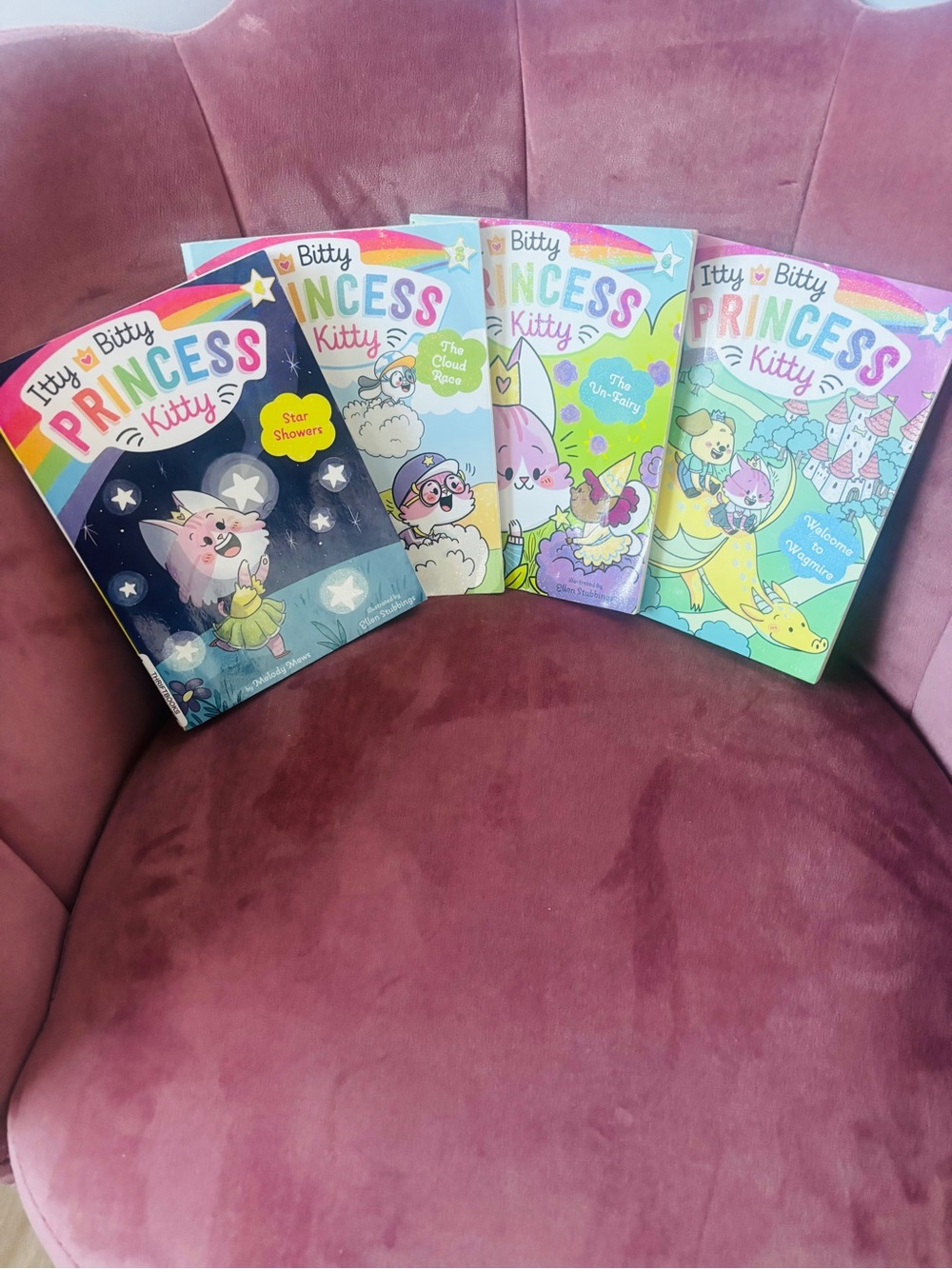Itty Bitty Princess Kitty Book Set - Pink